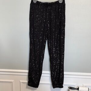 Vince Camuto sequin joggers pants.